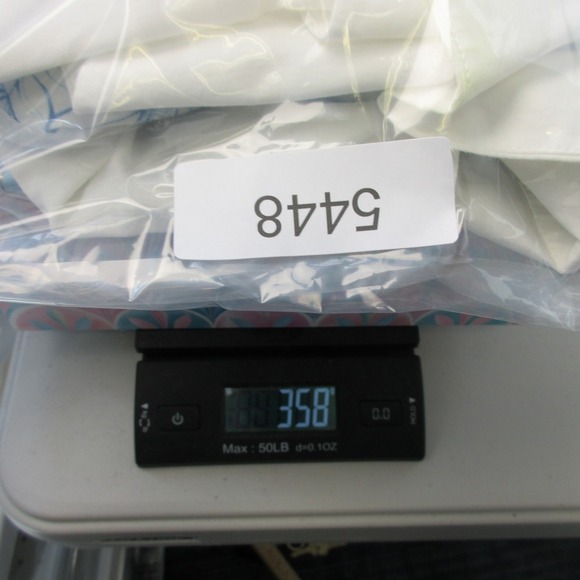 Tory Burch Maxi Dress 0 White Blue Floral 100% Cotton Open Cross Back Chic 358 - Picture 10 of 13